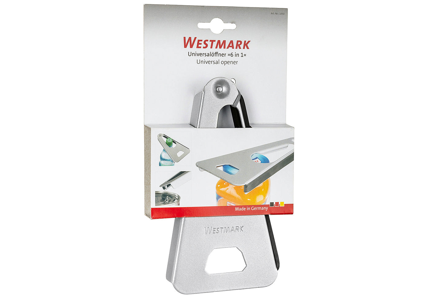 Schraubdeckelöffner 6in1 Metall