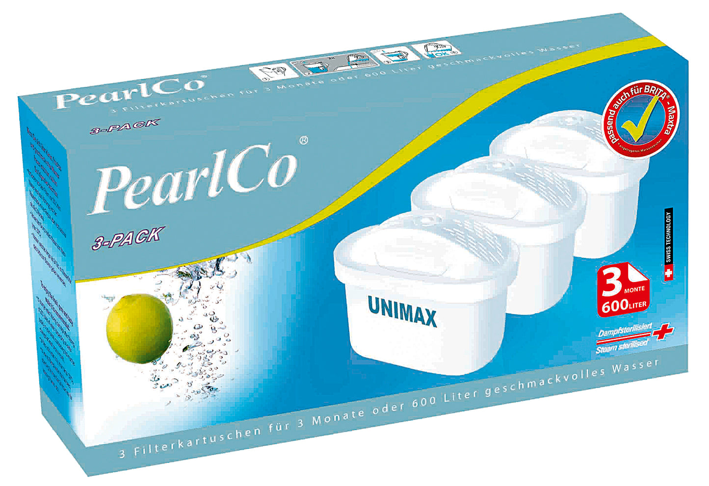 Filterkartusche Unimax 3er Pack