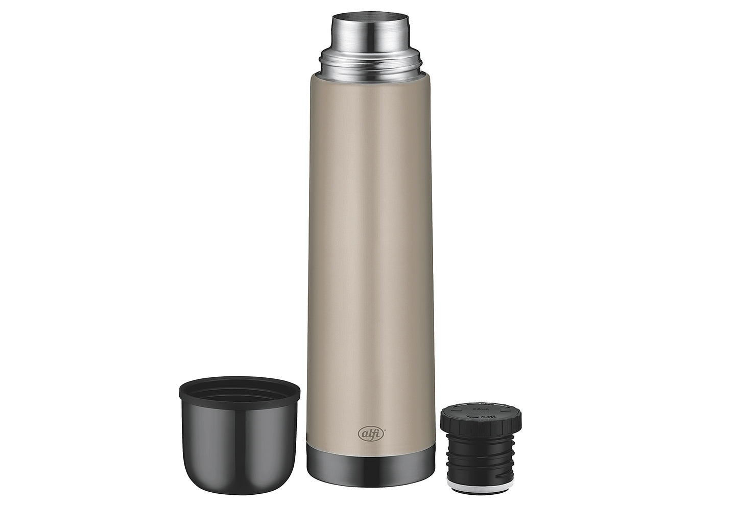 Isolierflasche Isotherm Eco linen beige matt 0,75l