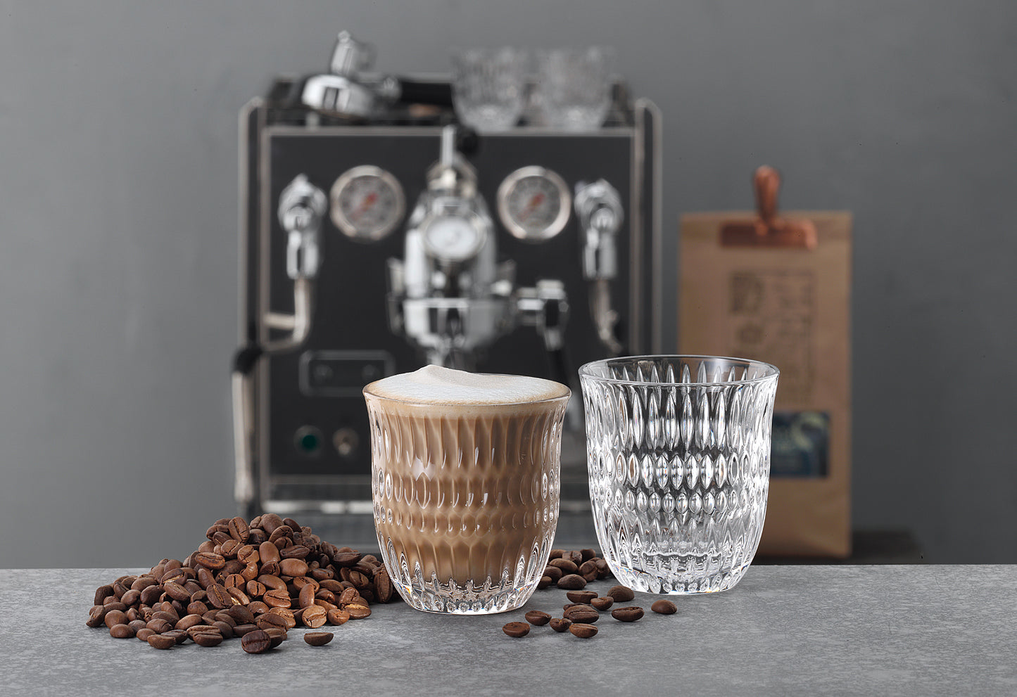 Cappuccinoglas Ethno Barista 230ml 2er Set