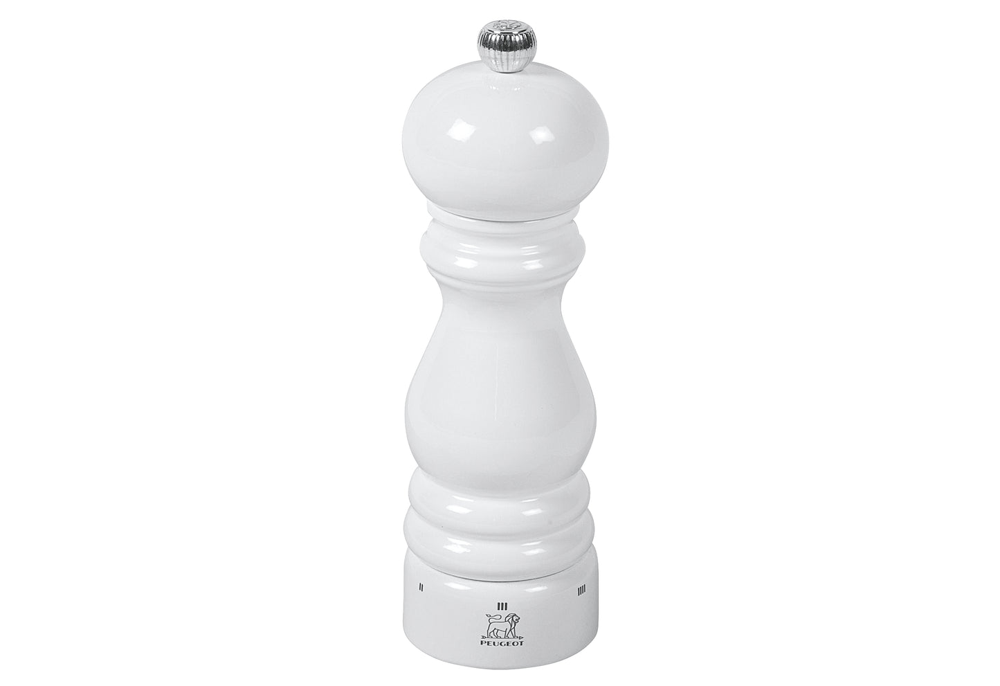 Salzmühle Paris Buchenholz 18cm weiß