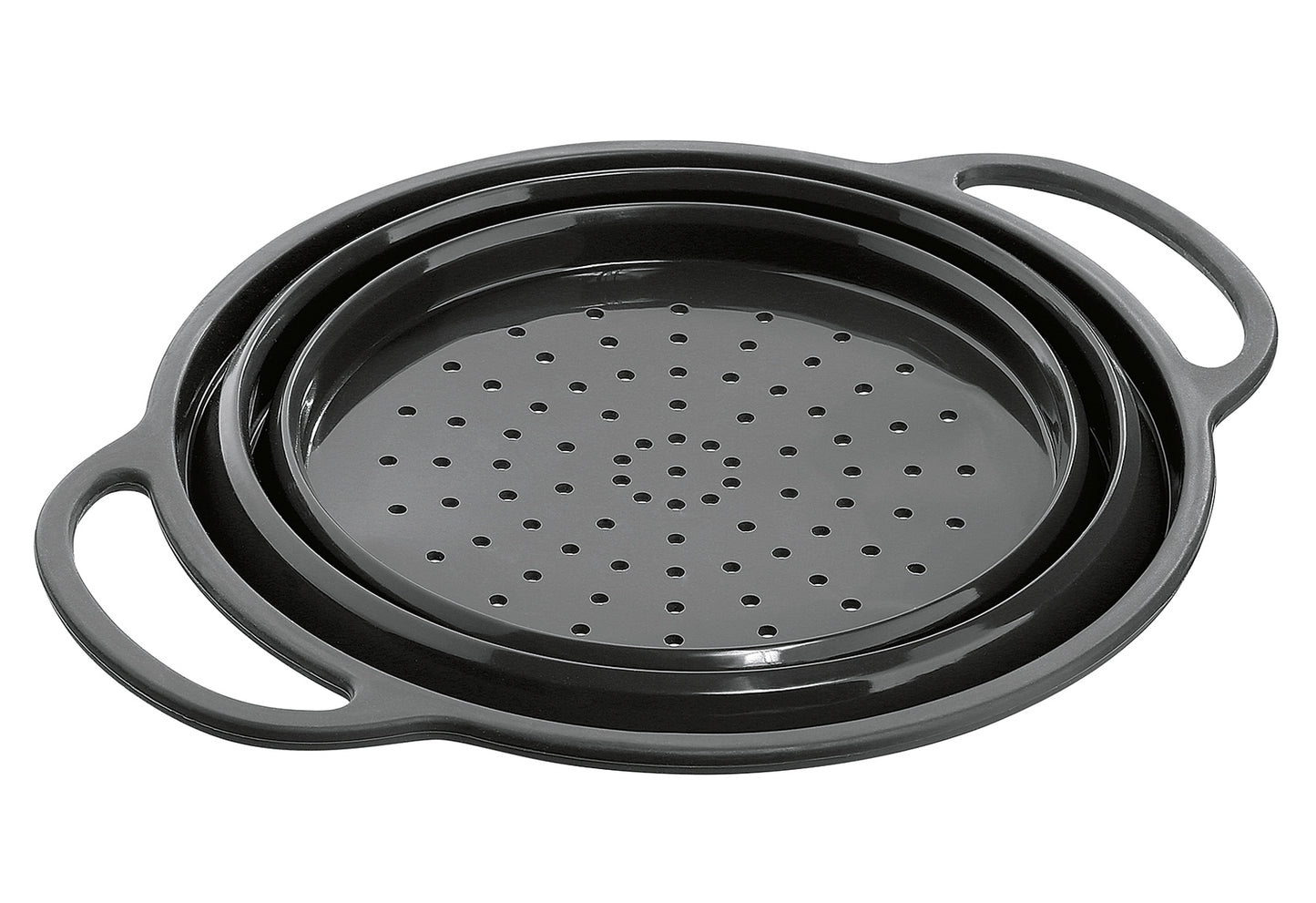 Seiher TREND faltbar 24cm schwarz