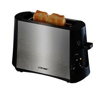 Toaster 3890 1Scheibe 600Watt Edelstahl/schwarz