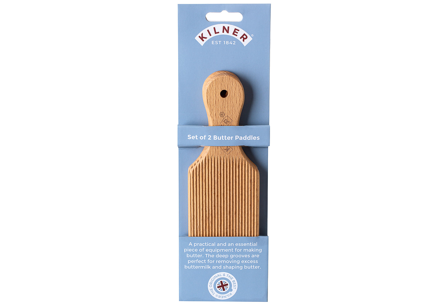 Butter Brettchen Buchenholz 2er Set
