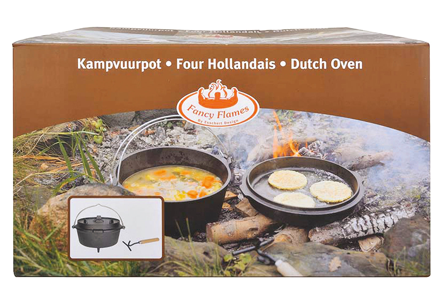 Dutch Oven Gußeisen 30cm