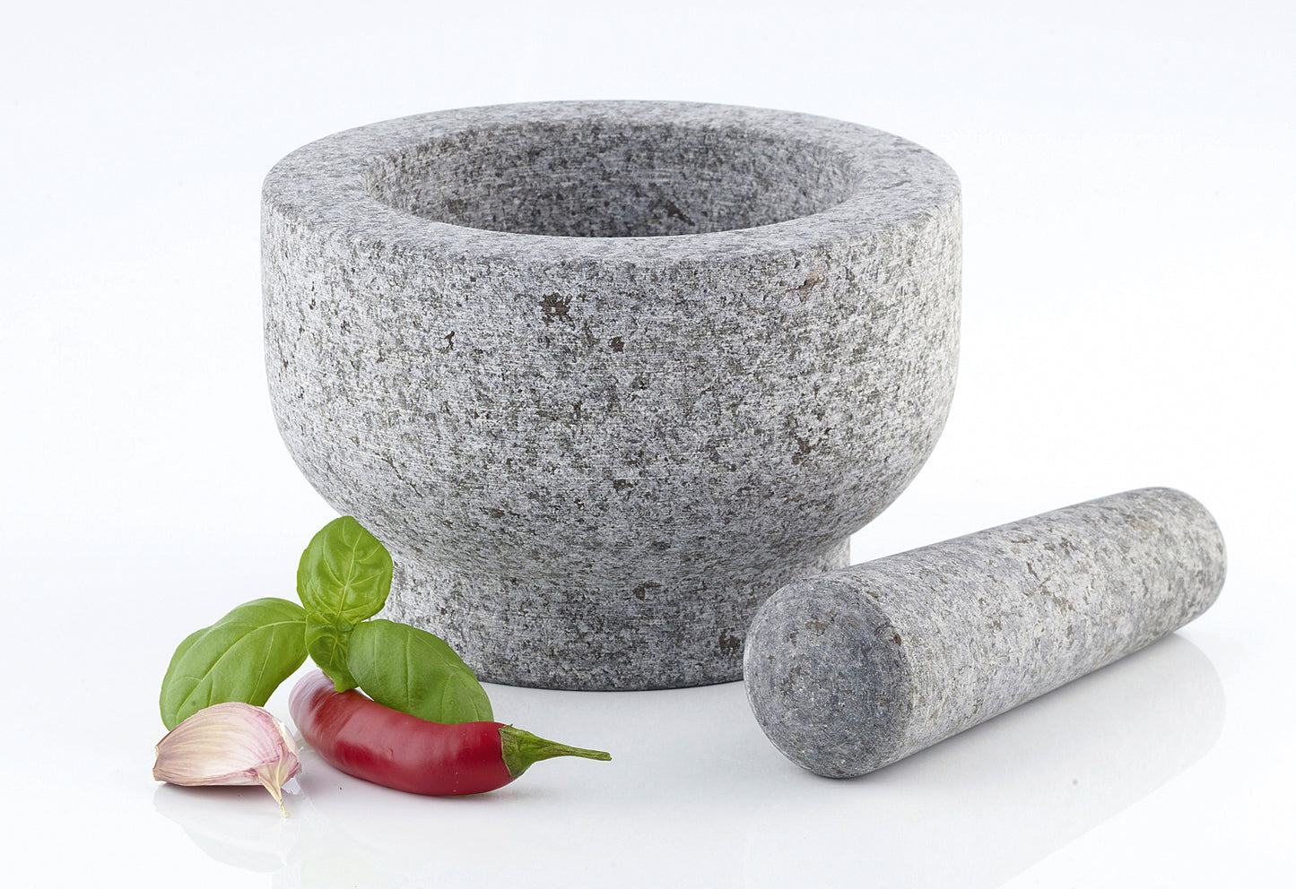 Mörser mit Stößel Granit Ø ca.15cm