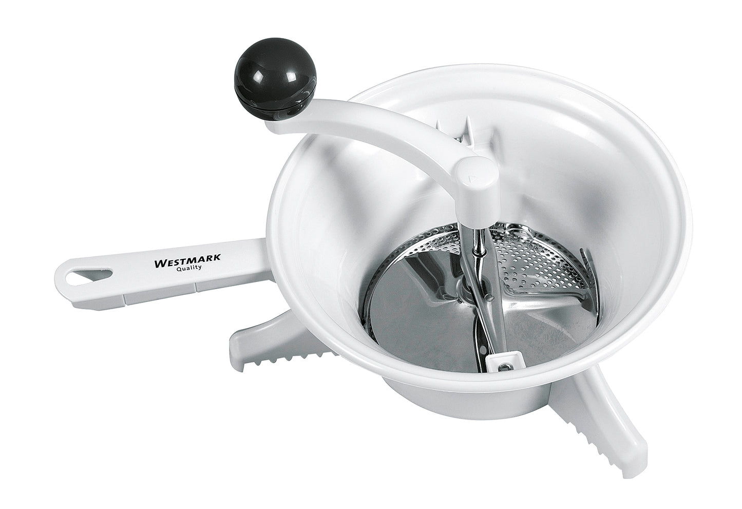 Passiermaschine Ø14cm weiß 2 Scheiben