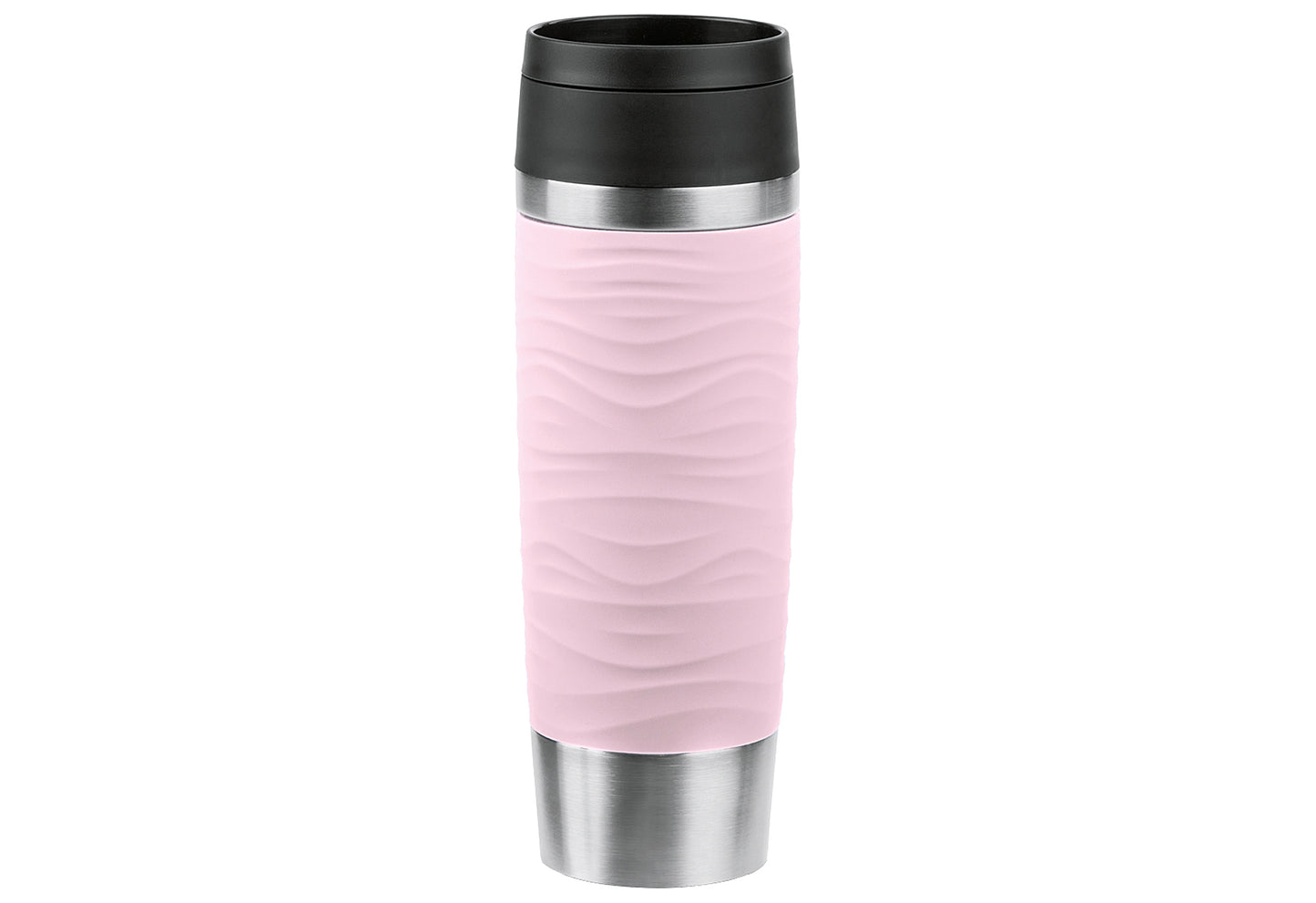 Isolierbecher Travel Mug Waves 0,5l pastellrosa