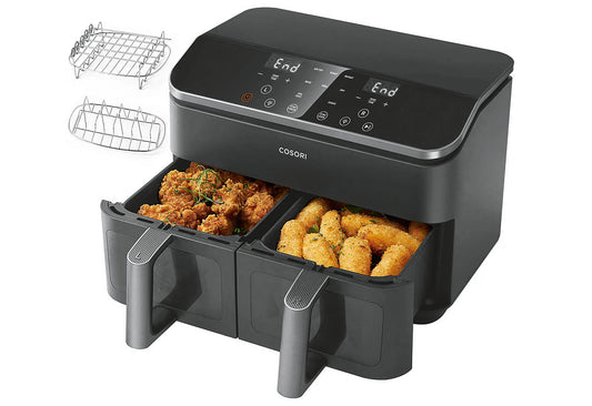 Heißluftfritteuse Dual Basket CAF-R901-AEU 8,5l schwarz