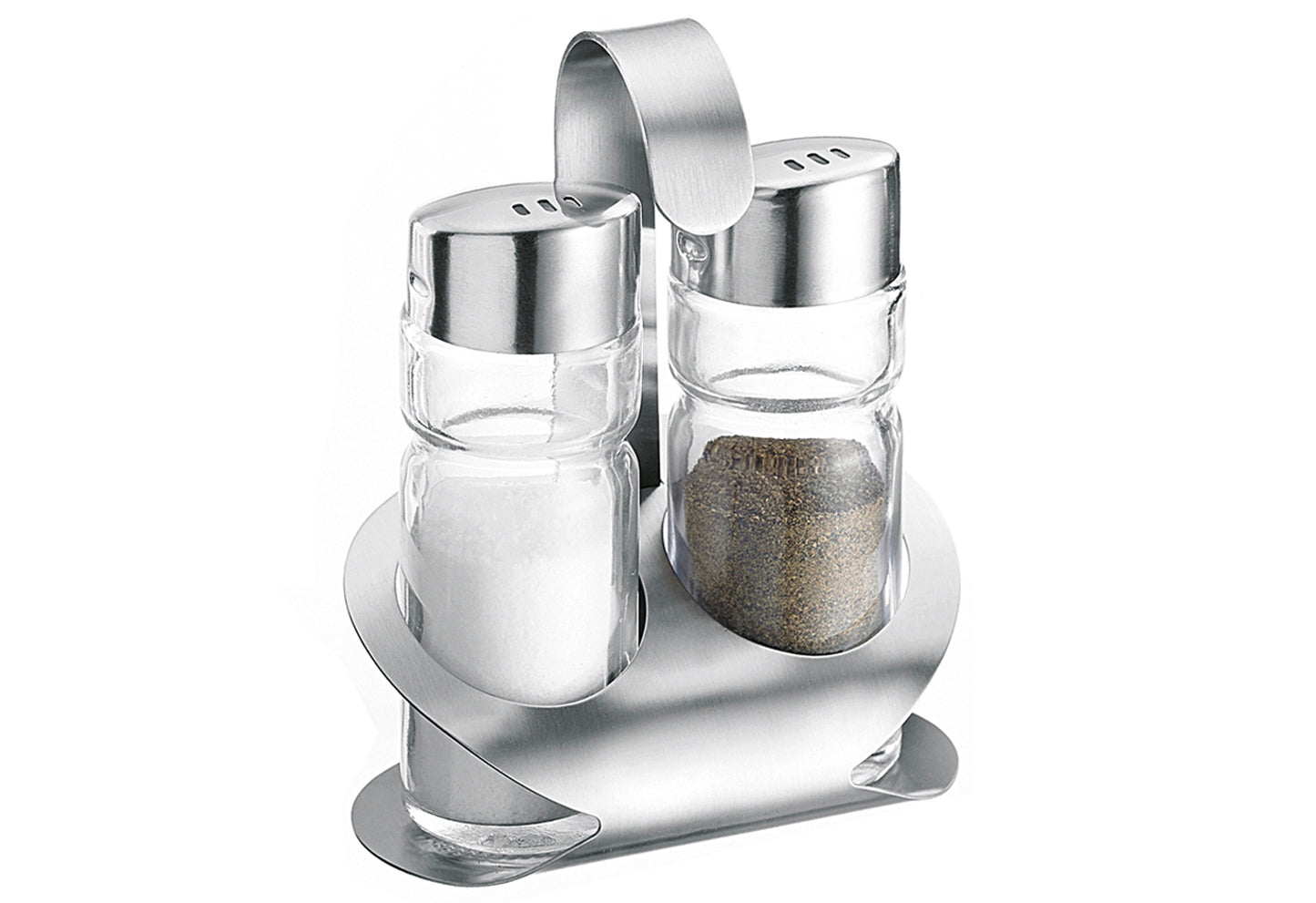 Menage Wien Glas/Edelstahl je 40 ml 2teilig