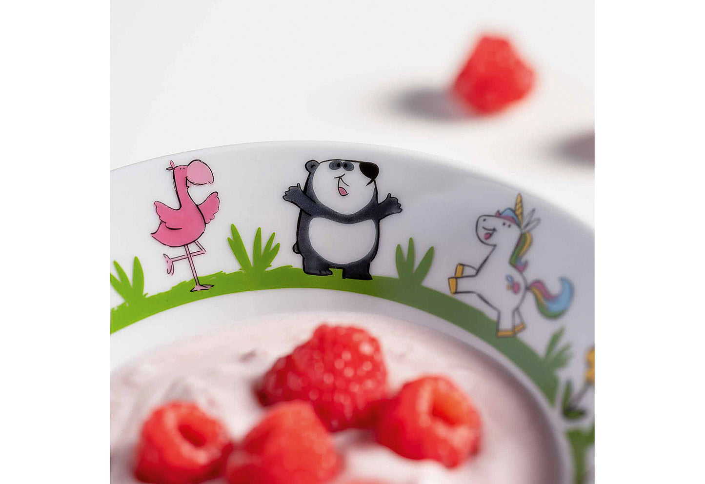 Kindergeschirr Flamingo/Einhorn/Panda 3teilig