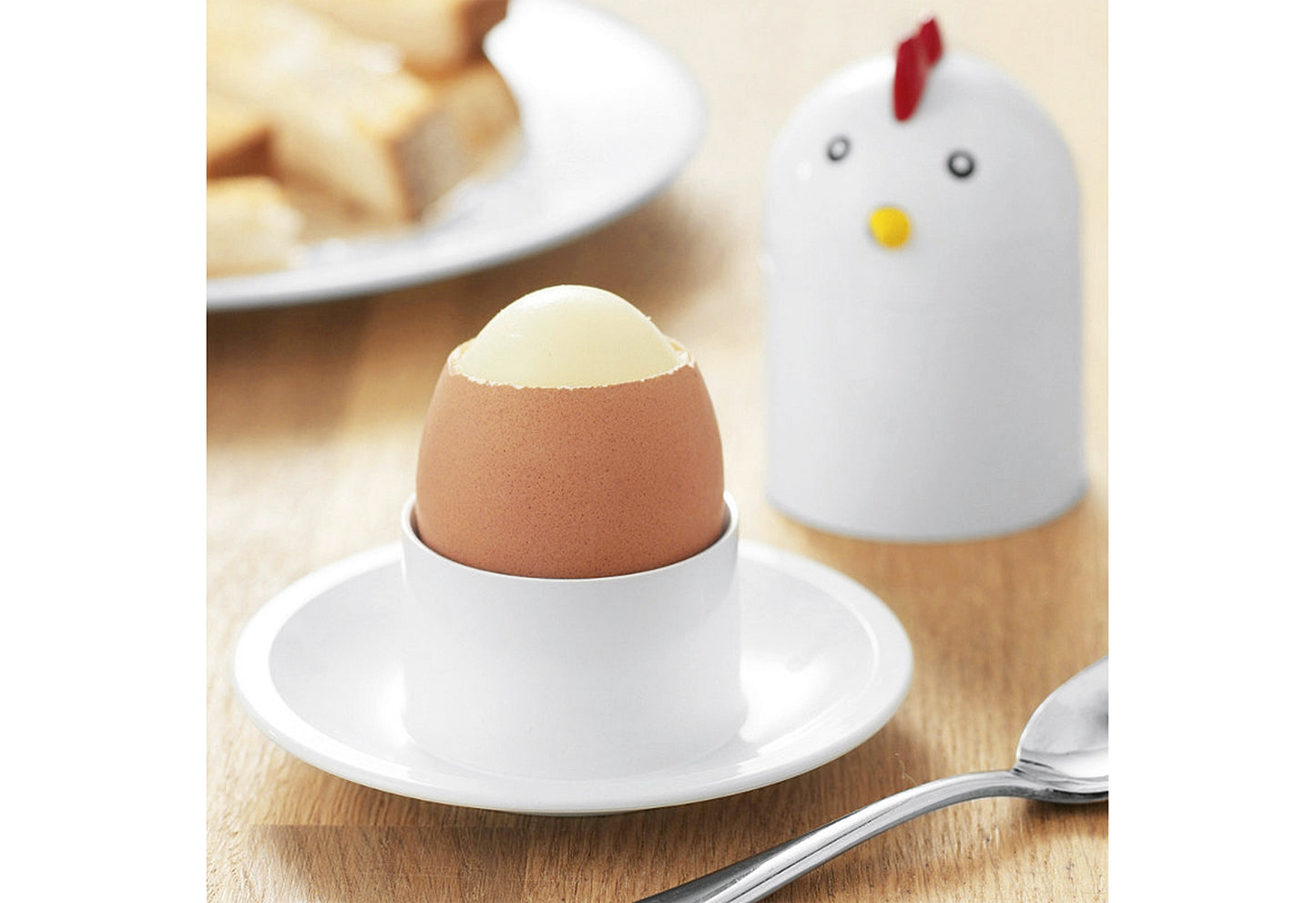 Eierköpfer und Eierbecher Chicken Design