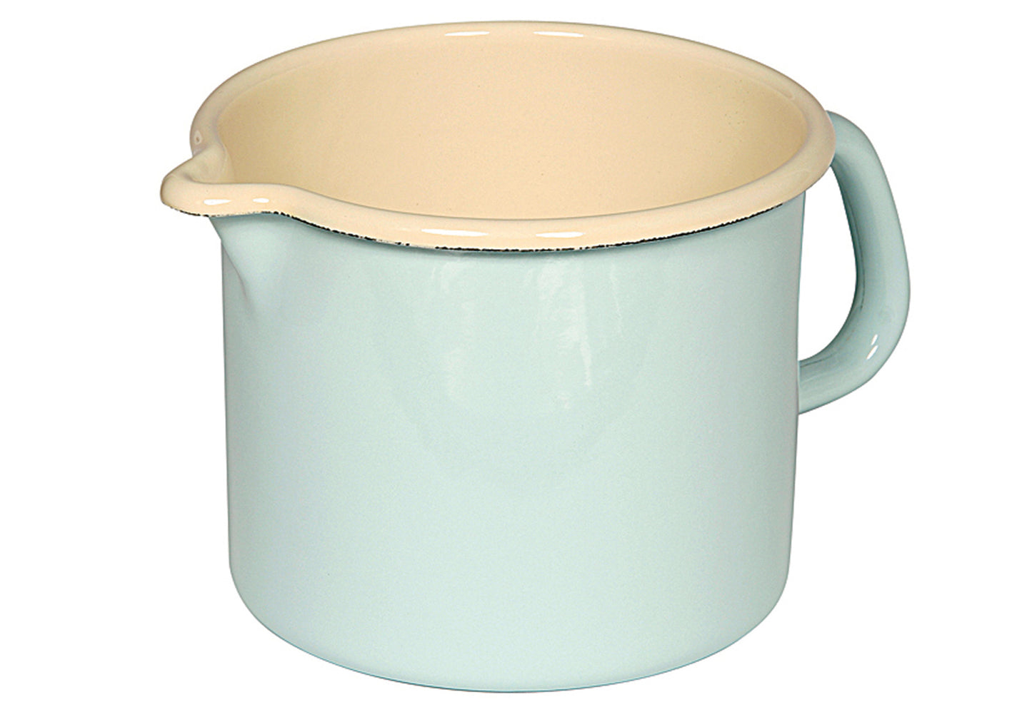 Milchtopf 1,7 l Ø14cm türkis/bunt