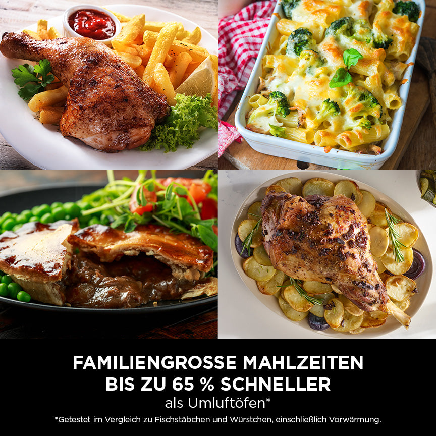 Ninja AF500EUWH Foodi FlexDrawer Heißluftfritteuse