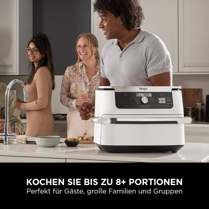 Ninja AF500EUWH Foodi FlexDrawer Heißluftfritteuse