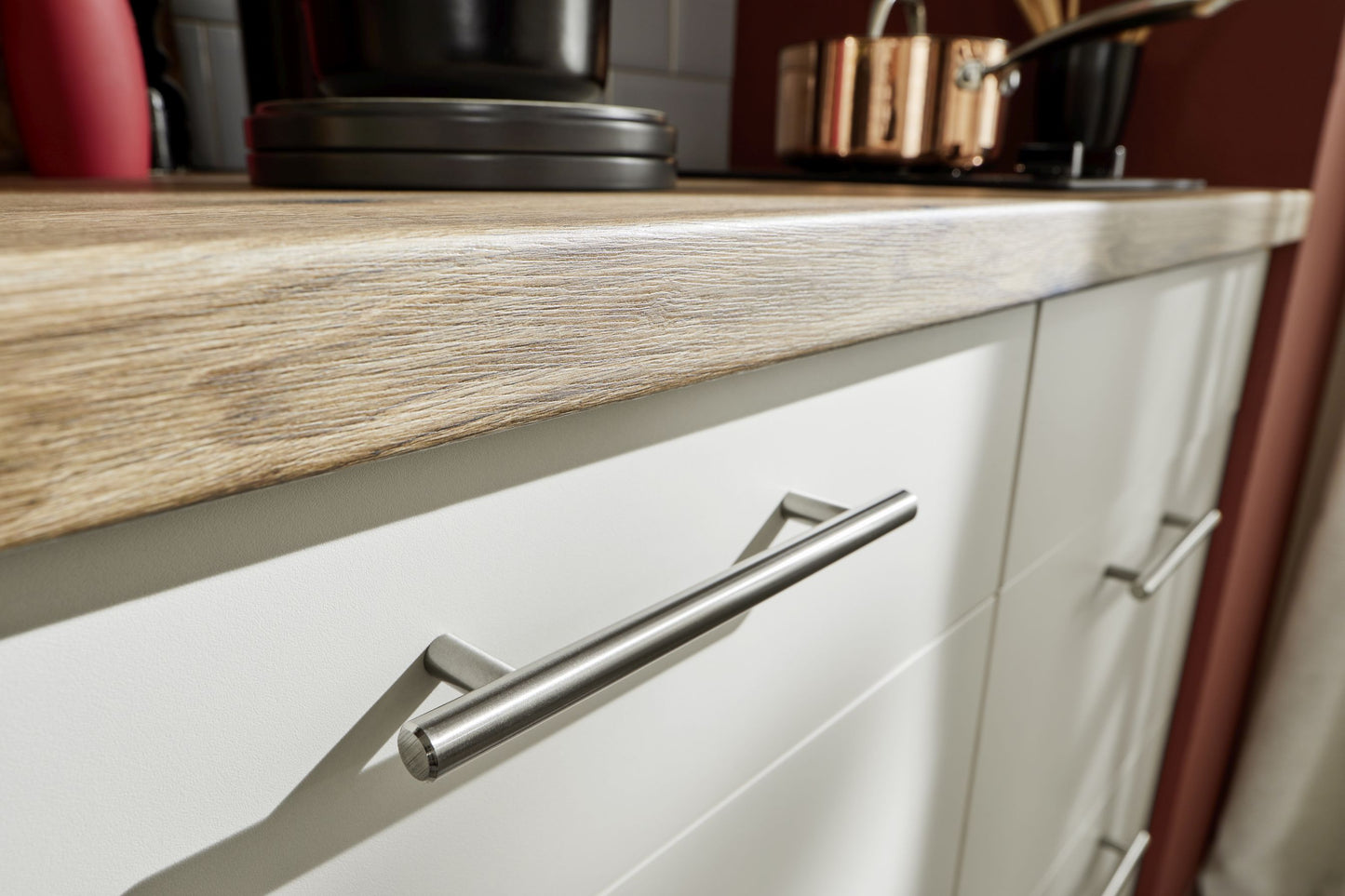 Küchenzeile 150 cm, Schränke in Magnolienweiß - Ruder Home GmbH