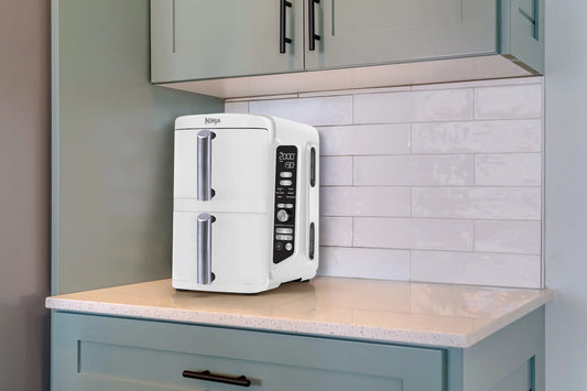Ninja SL400EUWH Doppel XL Doppel-Heißluftfritteuse - weiß