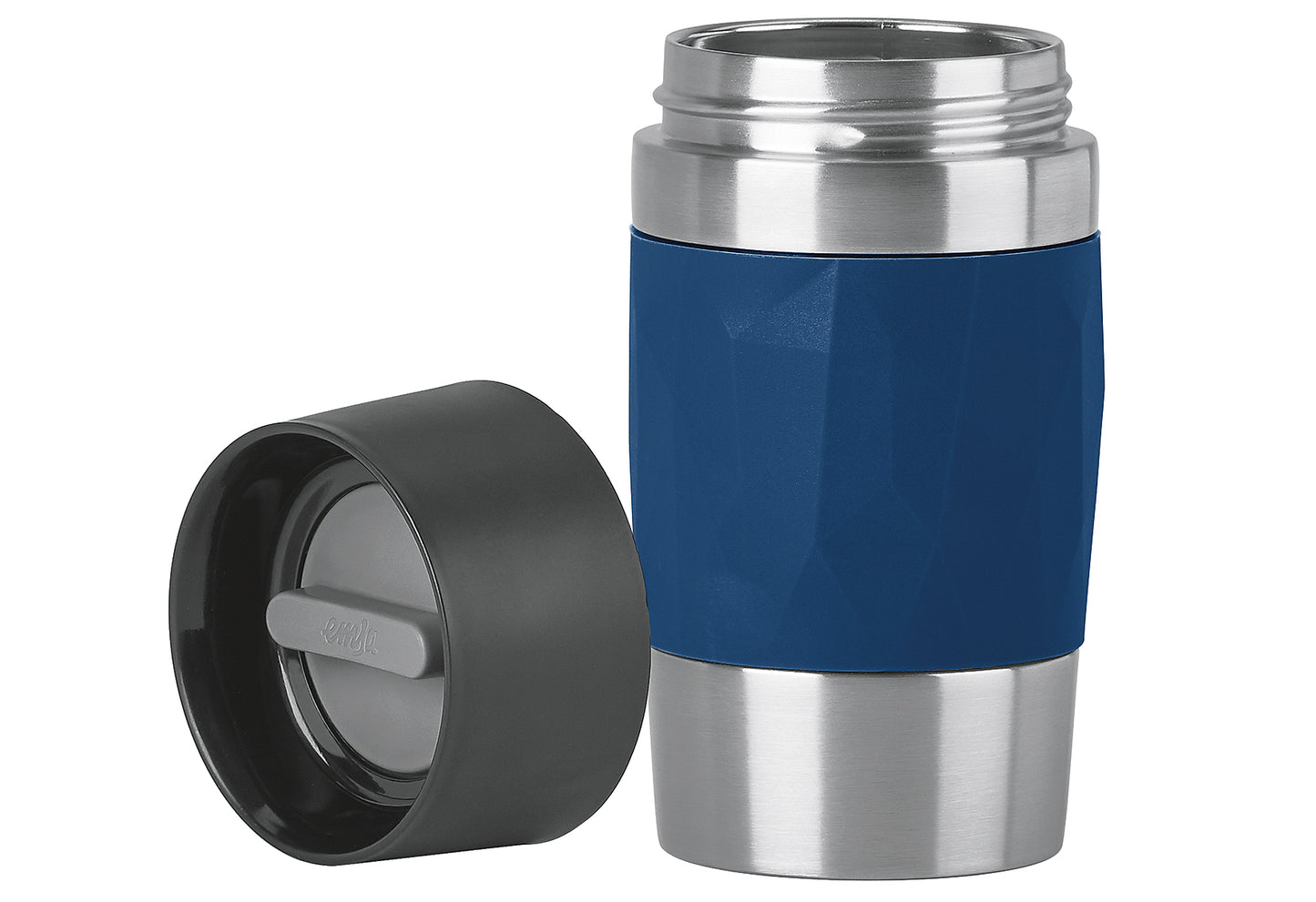 Isolierbecher Travel Mug Compact 0,3l Manschette dunkelblau