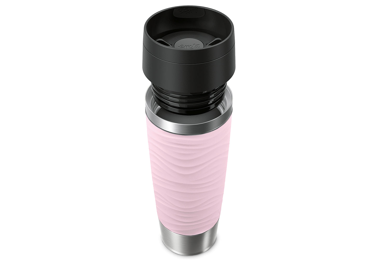 Isolierbecher Travel Mug Waves 0,5l pastellrosa