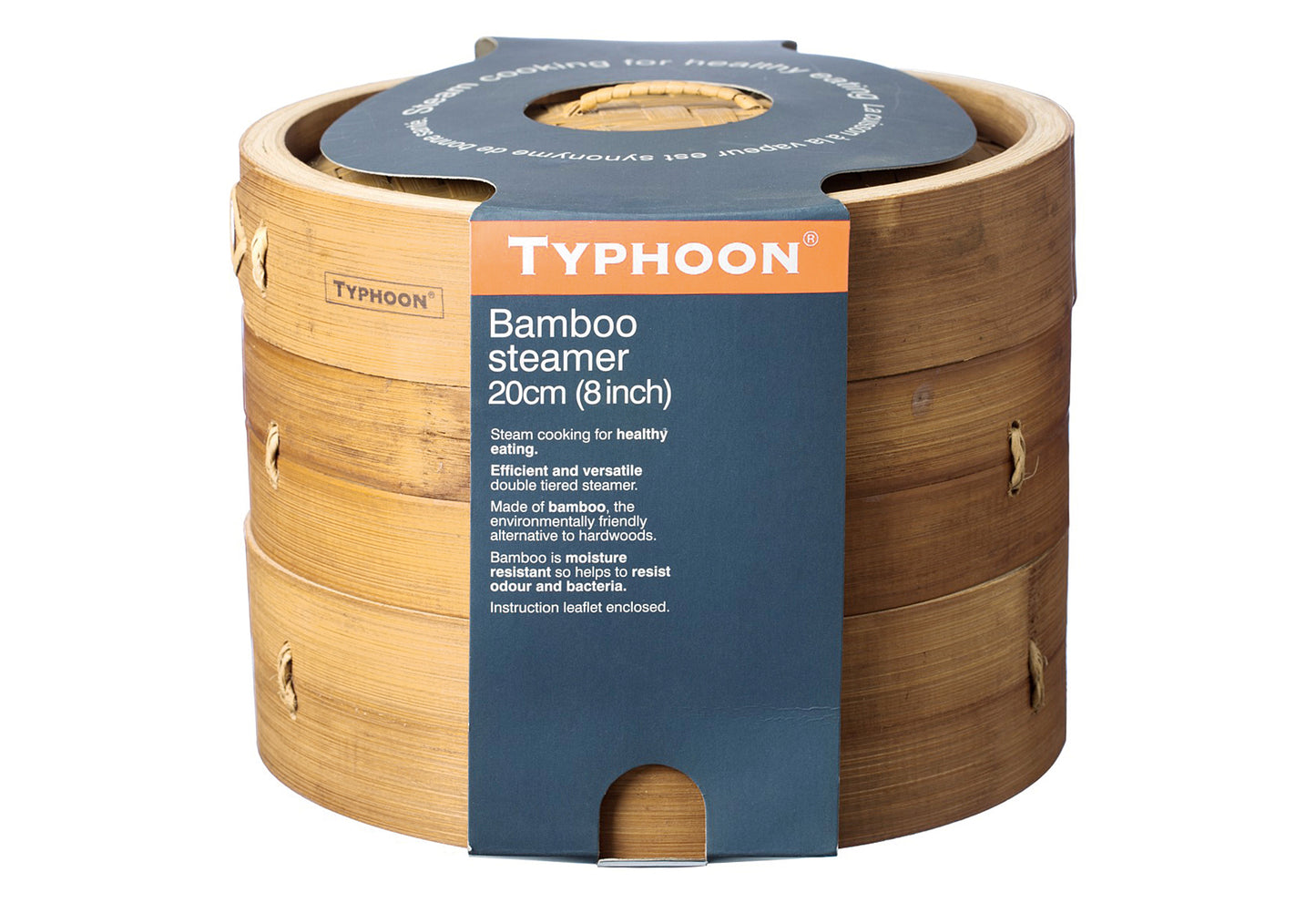 Asia Bambusdämpfer Bambusholz 3teilig