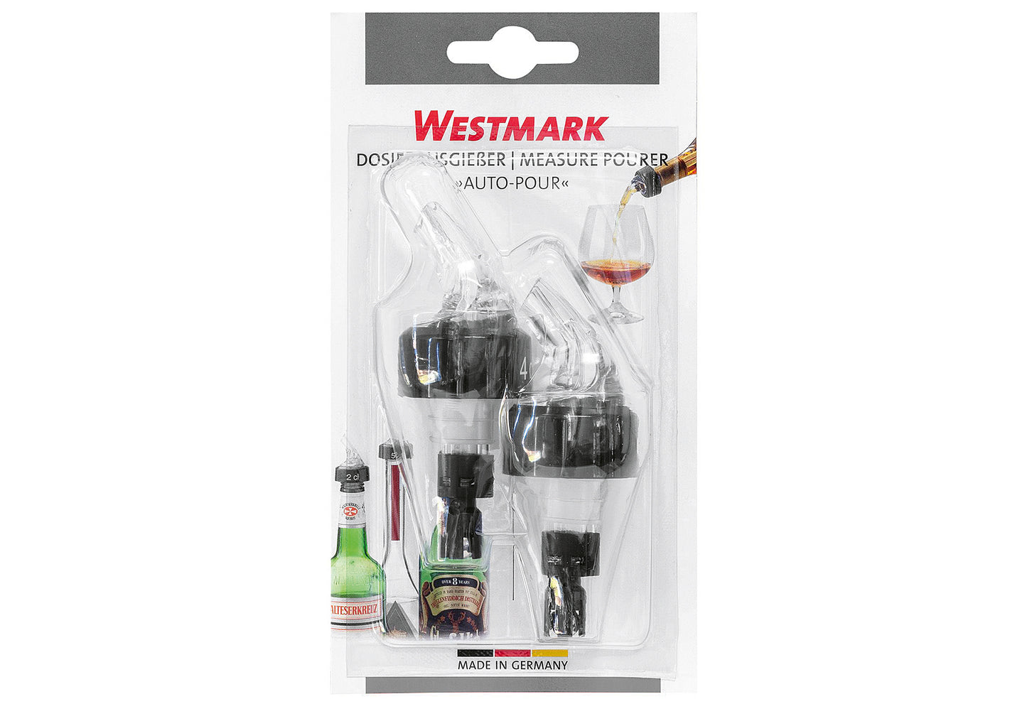 Dosierausgießer Auto-Pour 4,0 cl transparent 2Stück