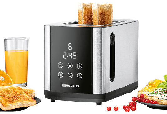 Toaster TO 850 2-Scheiben Edelstahl/sw