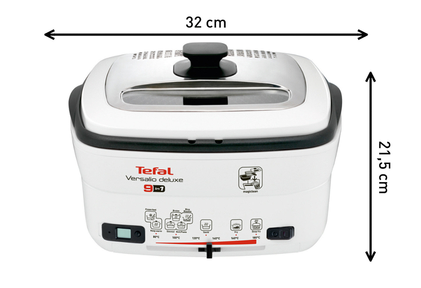 Fritteuse FR 4950 1600 Watt weiß/schwarz