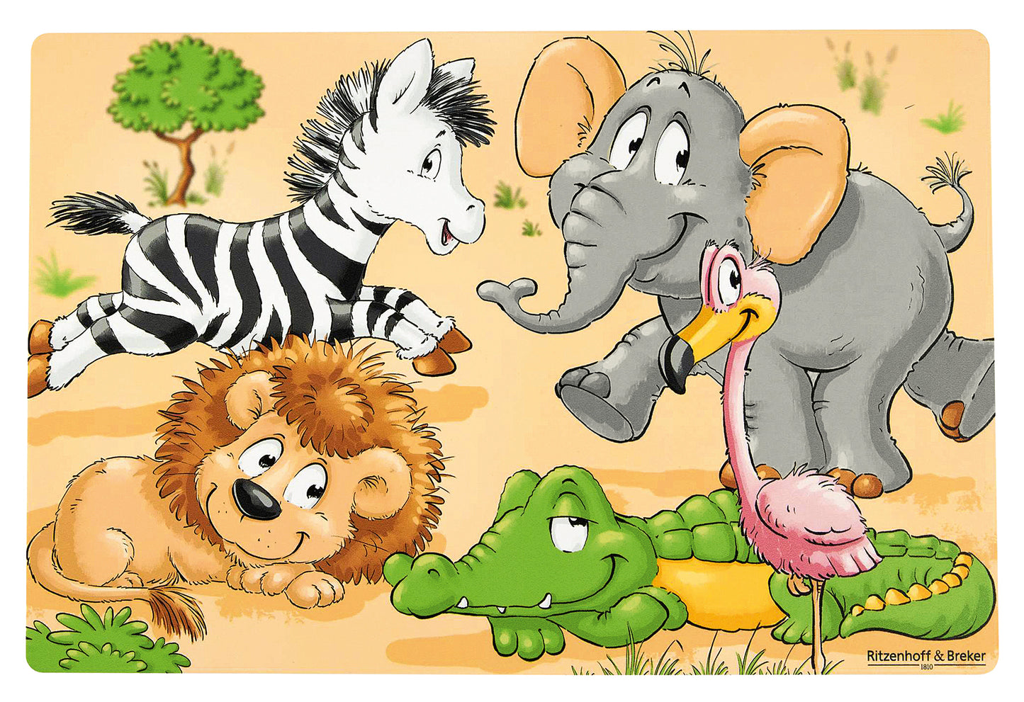 Tischset Happy Zoo