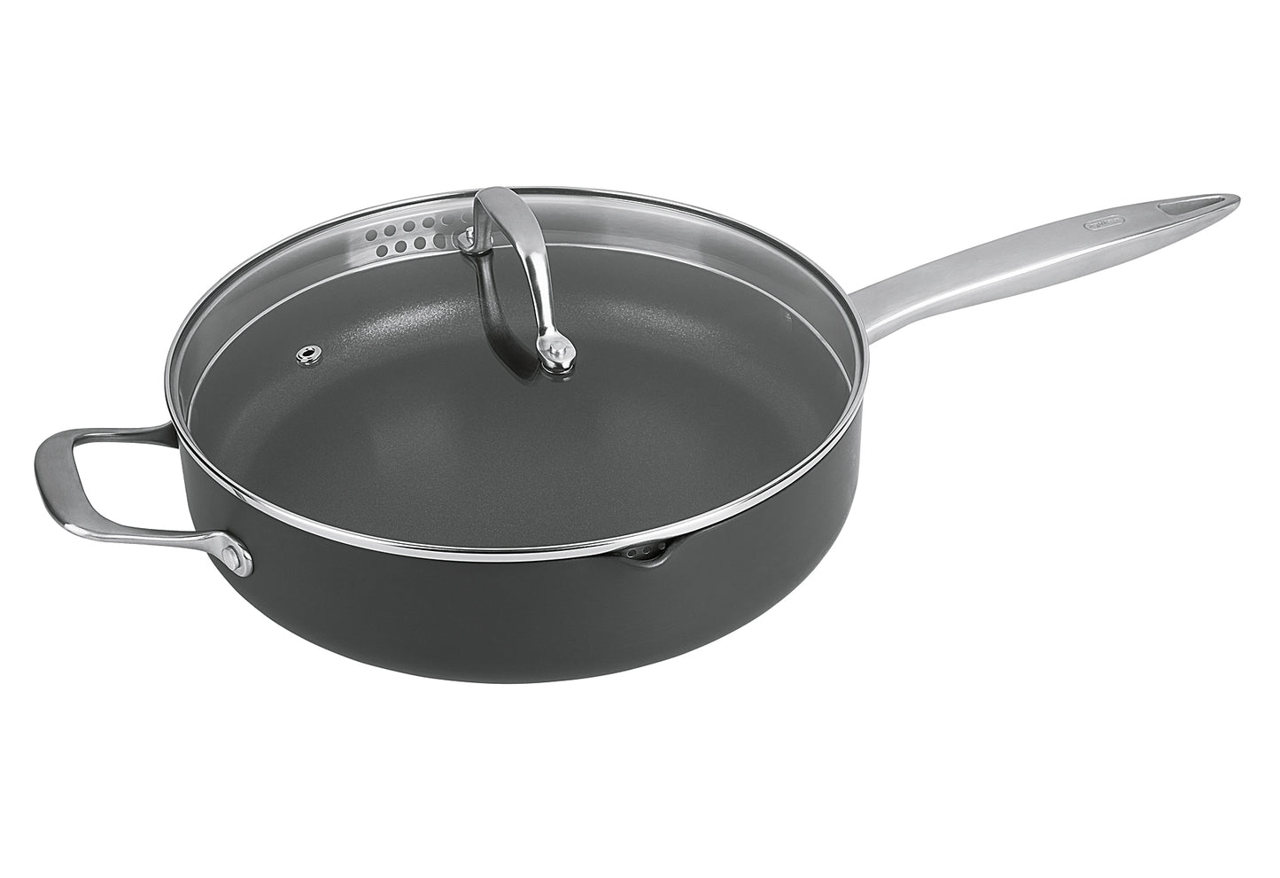 Schmorpfanne Ultimate Pro Ø28cm mit Deckel und Ausgießer