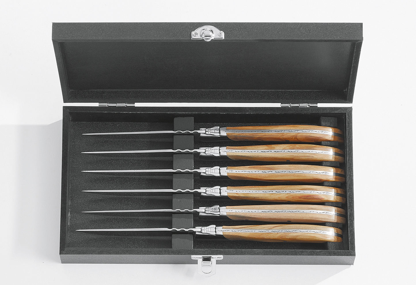 Steakmesser Laguiole Olivenholz 6 Stück