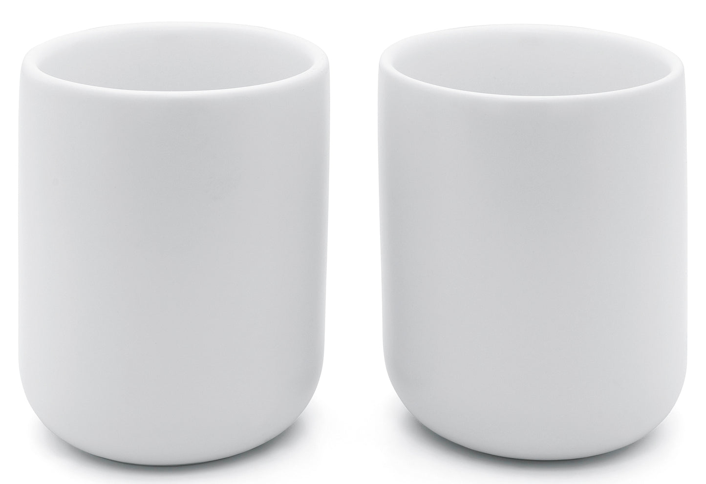 Teebecher Umea mit Untersetzer 200ml 2er Set weiß