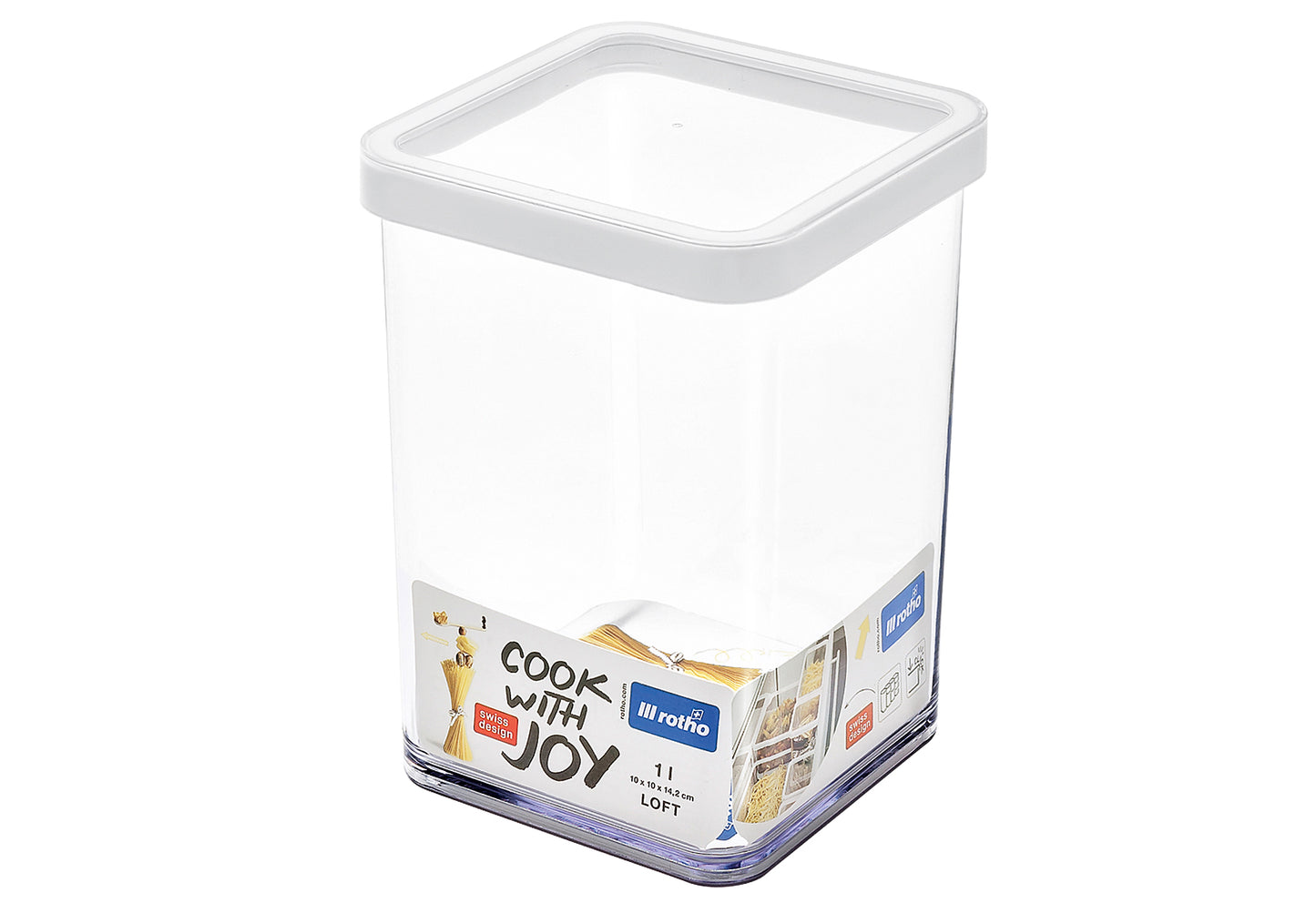 Vorratsdose Loft Premium 1l quadratisch