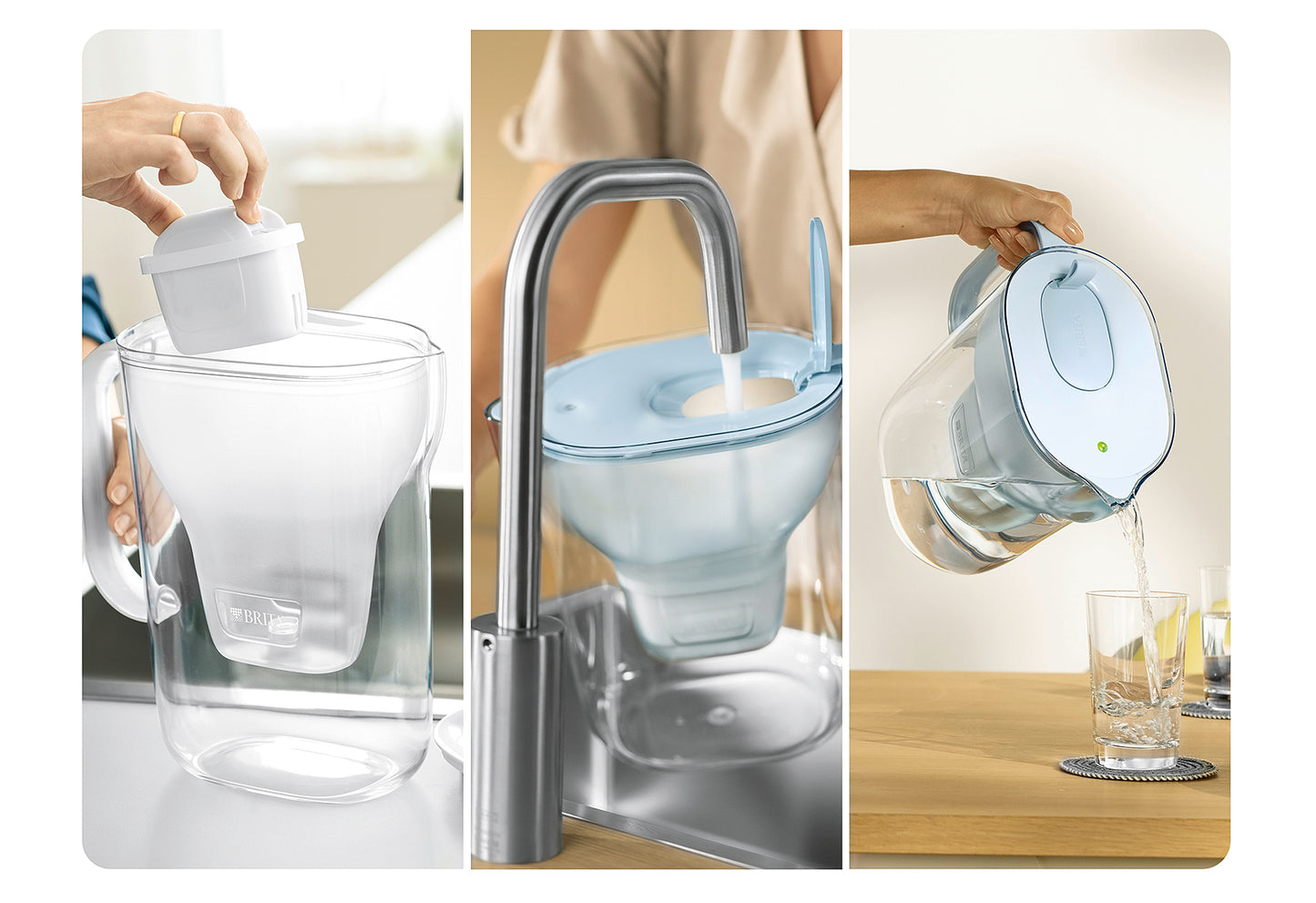 Wasserfilter Style eco gletscherblau