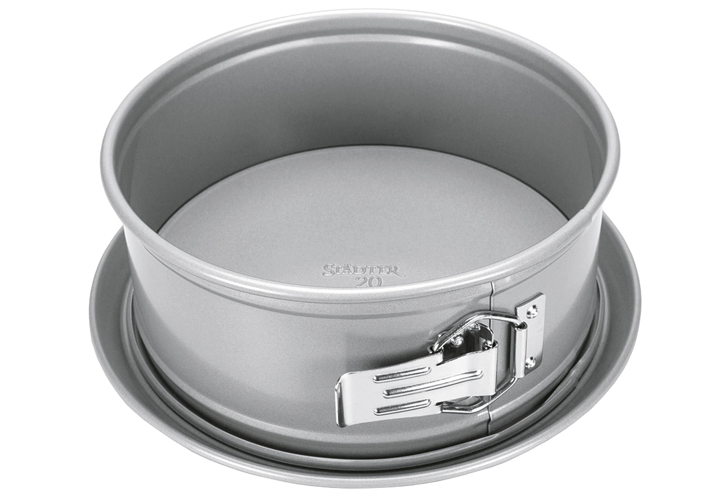 Springform Ø20 cm H7cm mit Flachboden silber - Ruder Home GmbH