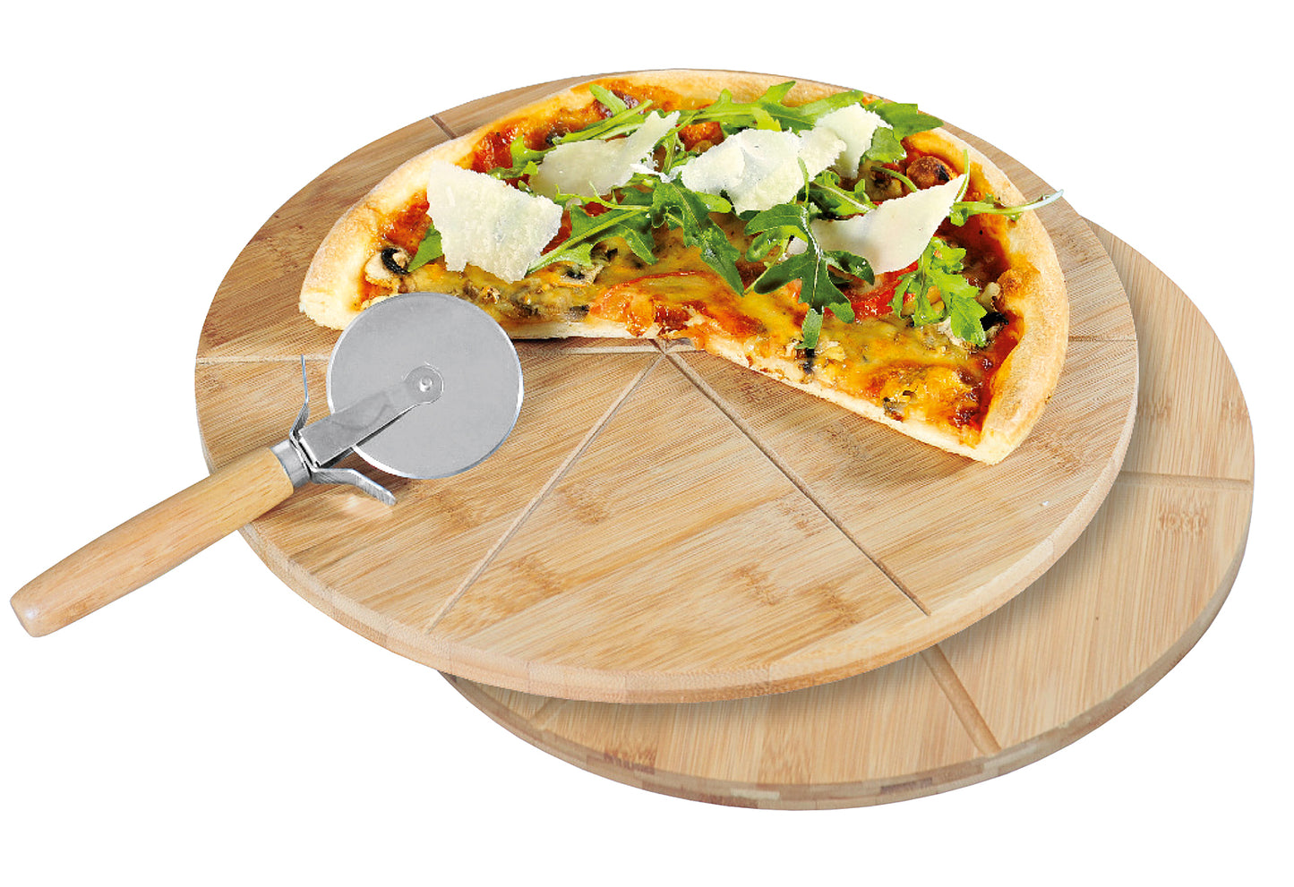 Pizza-Teller mit Schneider 32cm 2er Set - Ruder Home GmbH