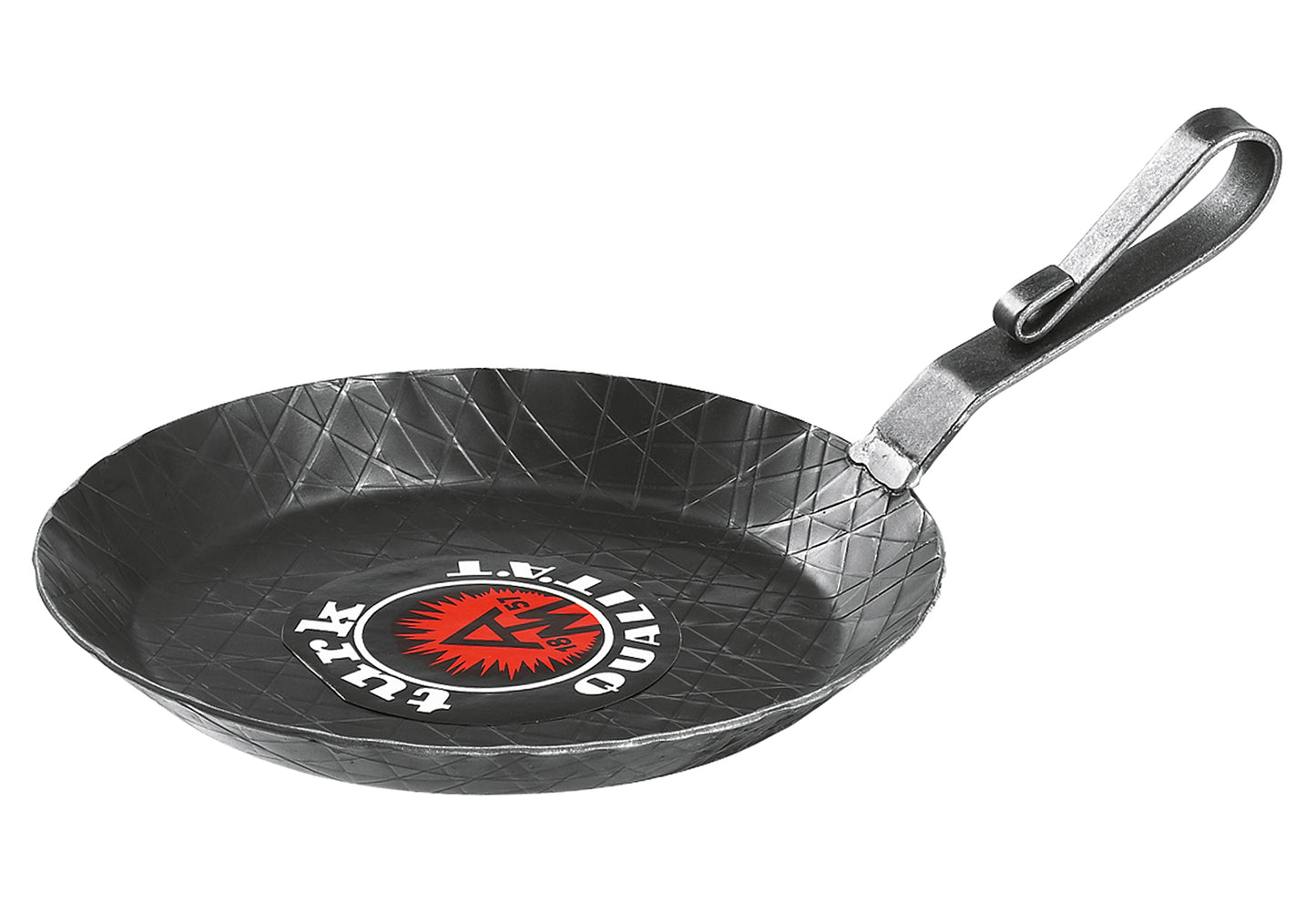 Servierpfanne schmiedeeiserne, gebogener Hakenstiel Ø20cm - Ruder Home GmbH