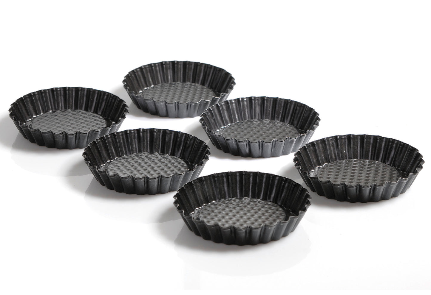 Tortelett Patisserie Ø10cm schwarz Set 6teilig