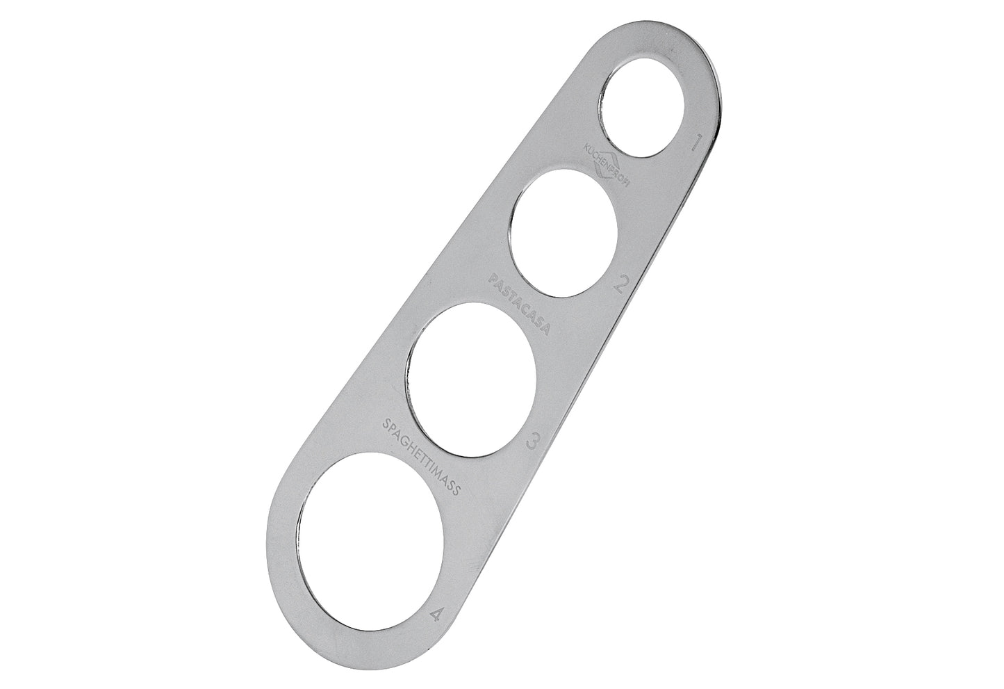 Spaghetti-Maß für 1-4 Portionen Edelstahl