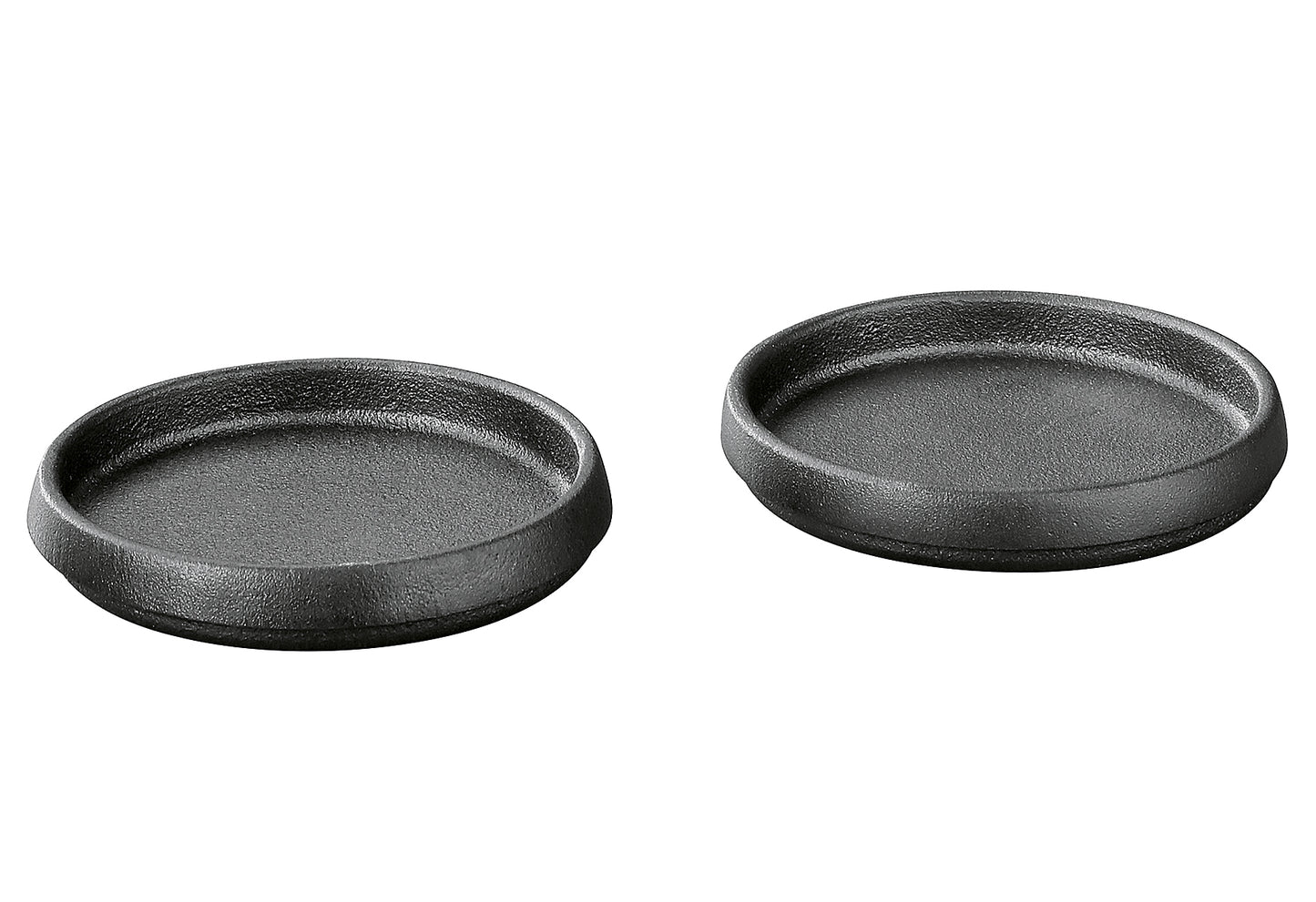 Mühlenuntersetzer Gusseisen 2er Set