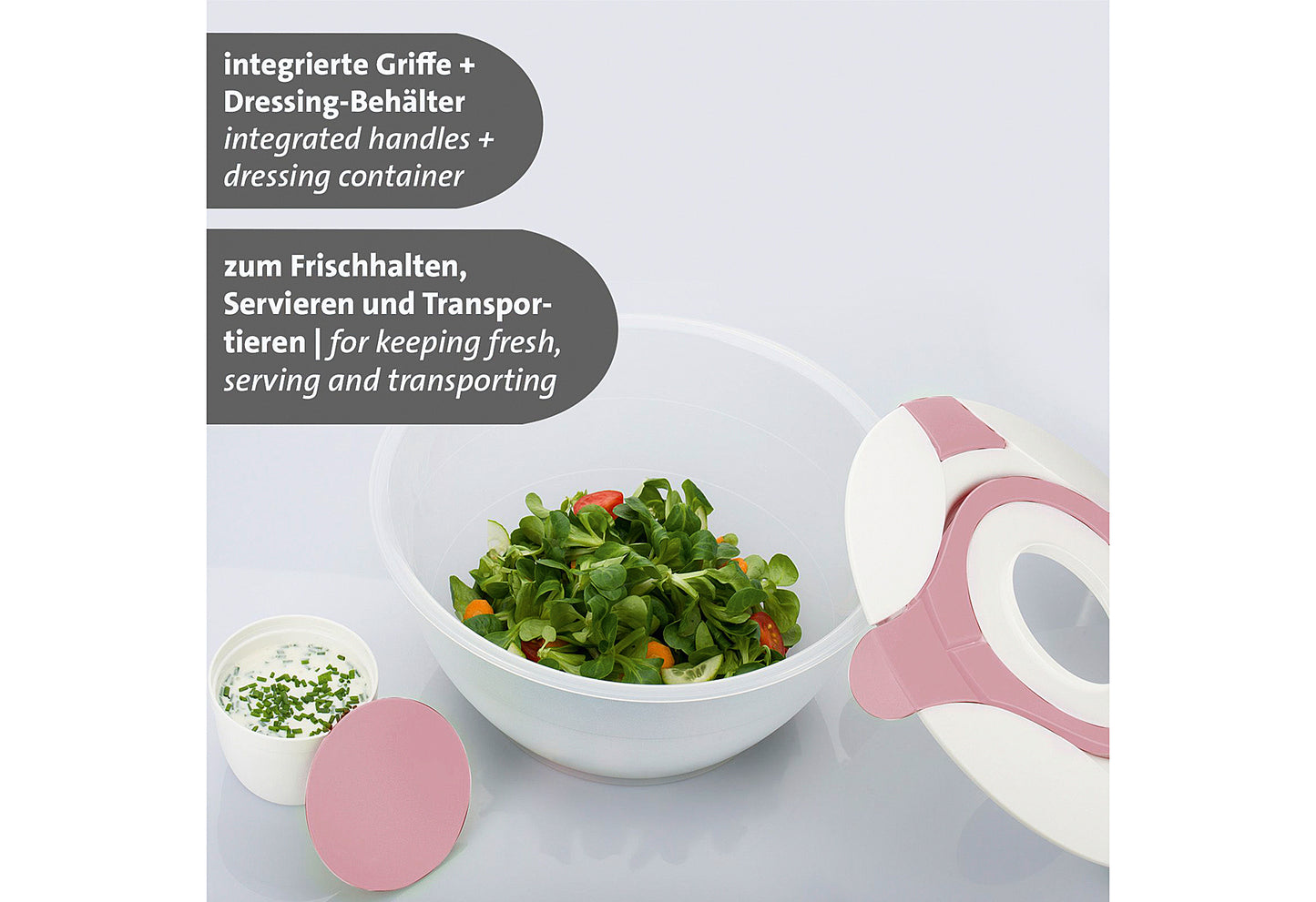 Salatbutler Praktika 6,5l rosa