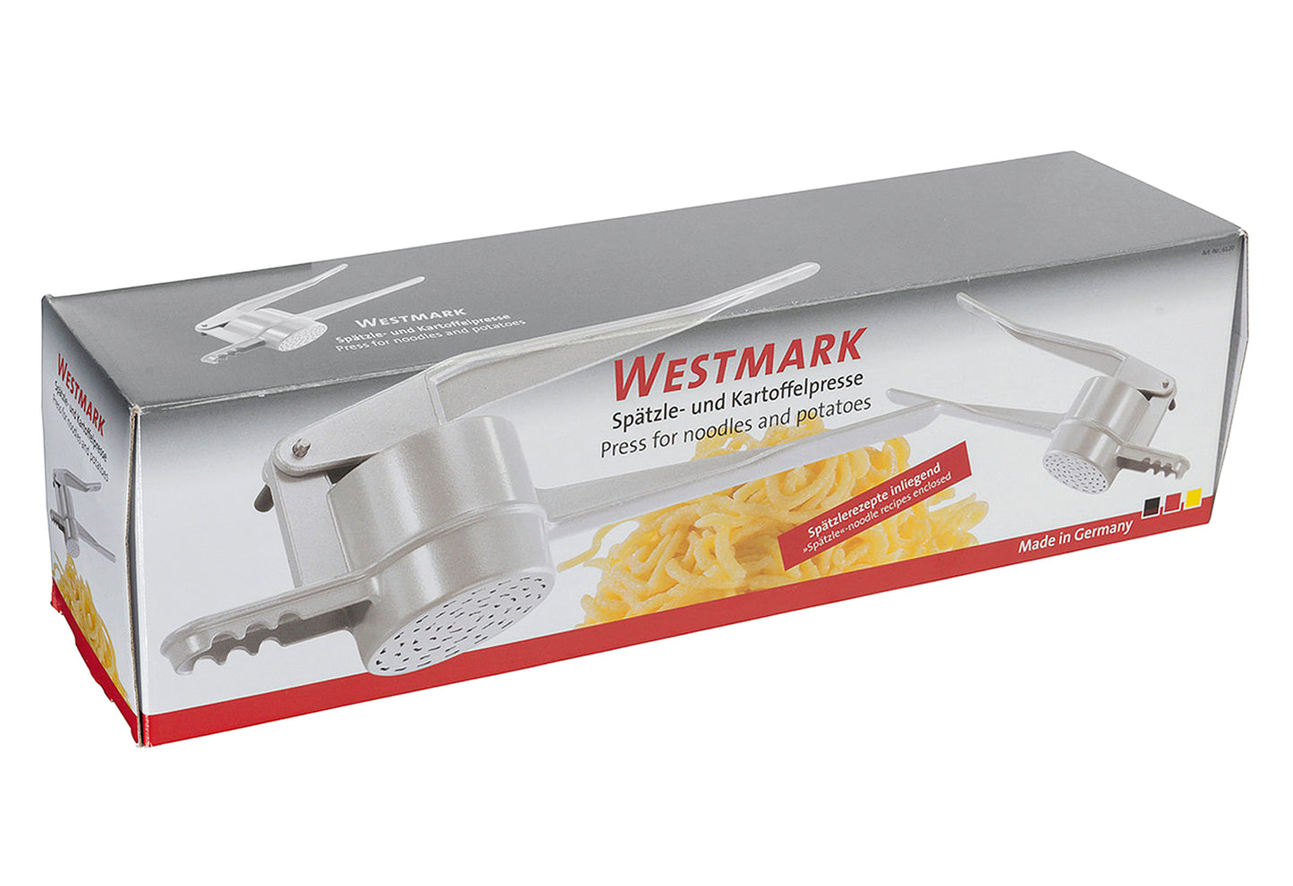 Spätzle-/Kartoffelpresse Spätzlechef Aludruckguß silber