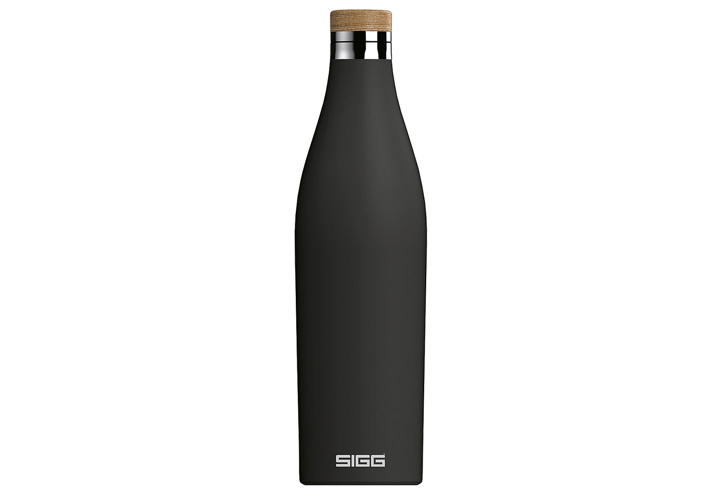 Edelstahlflasche Meridian 0,7l Black
