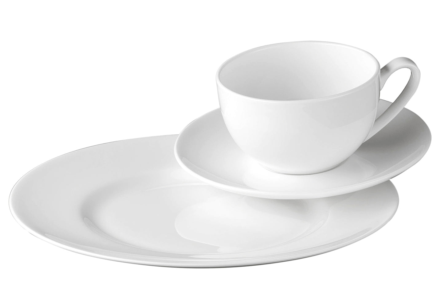 Kaffeeset Jade weiß 18teilig