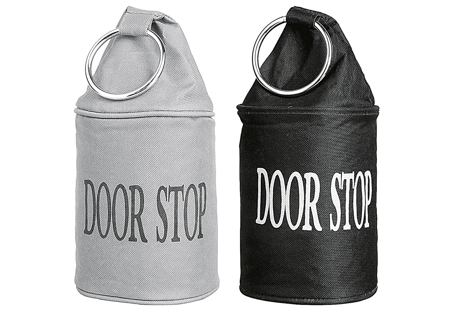 Türstopper doorstop 2,76 kg 34cm Ø13,5cm grau/schwarz