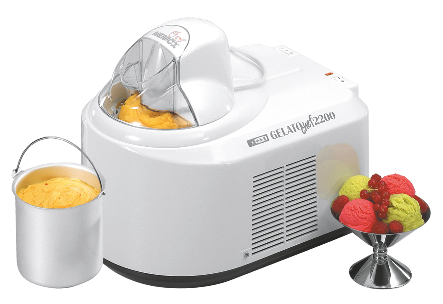Eismaschine Gelato Chef 2200 I-green weiß