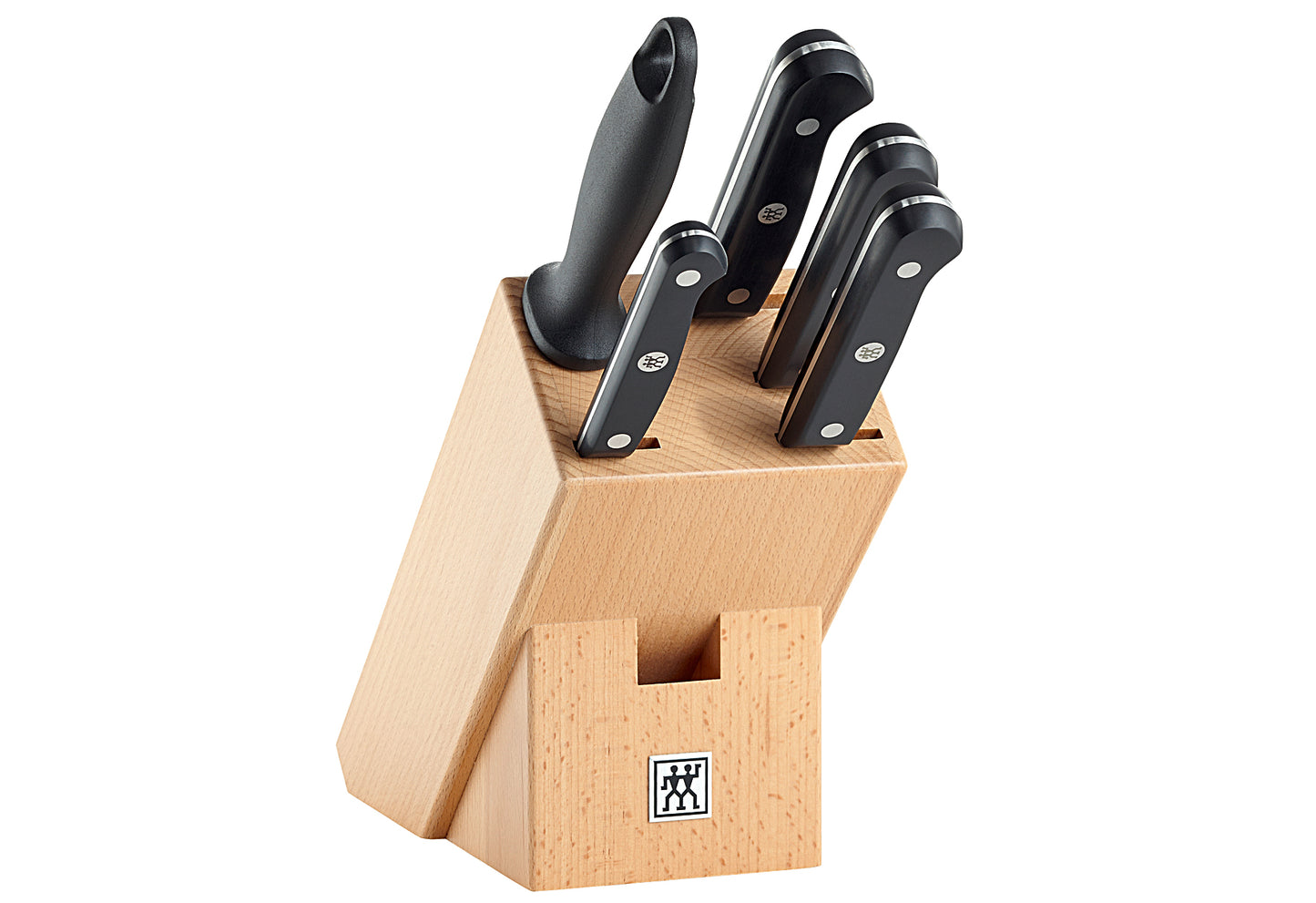 Messerblock Gourmet natur 6teilig
