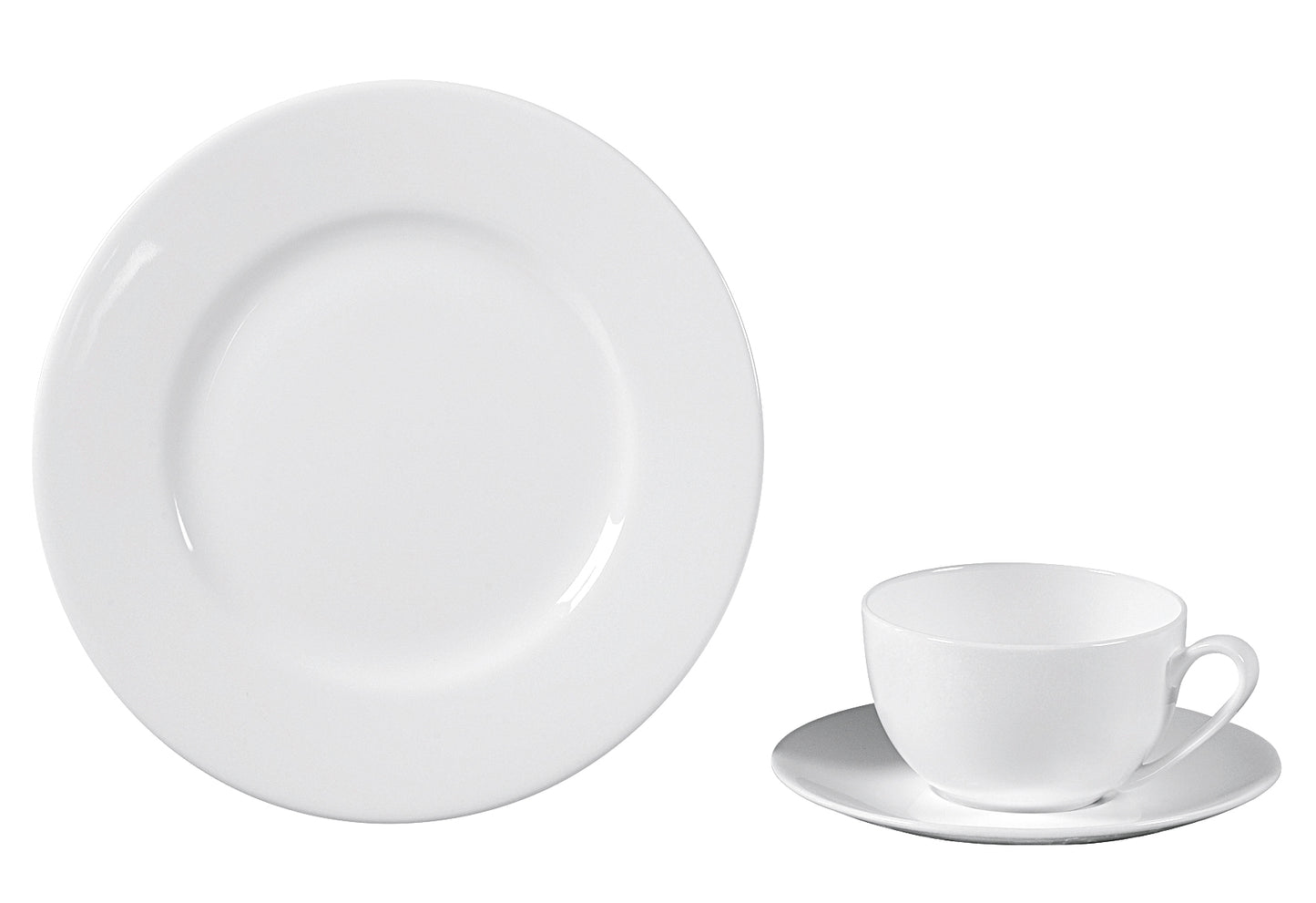 Kaffeeset Jade weiß 18teilig