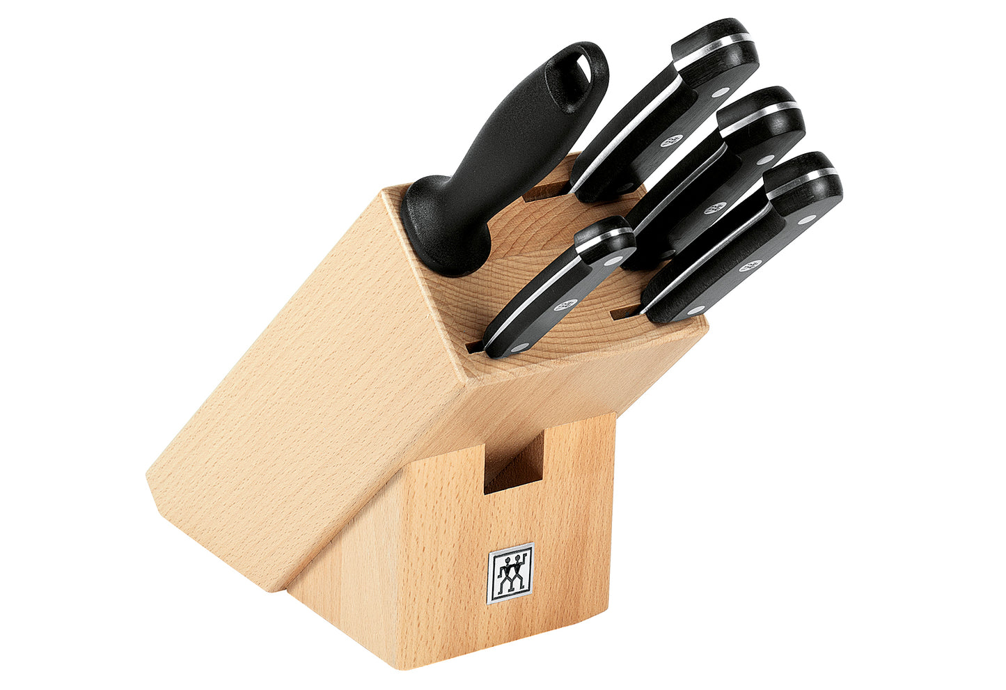 Messerblock Gourmet natur 6teilig