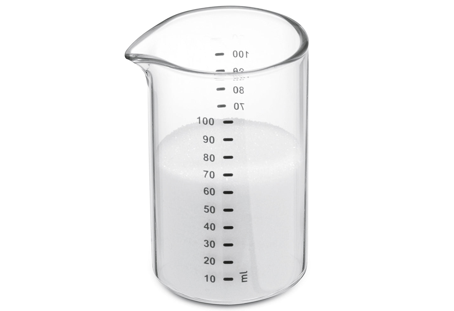 Mini Messbecher Glas 0,1l