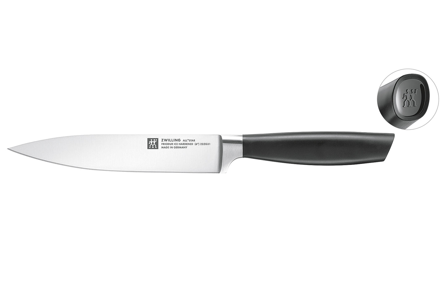 Messerblockset Schwarz All * Star 7teilig